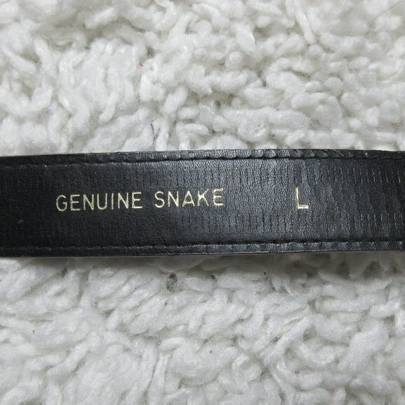 Carlisle genuine snake belt‎ vintage main image 6